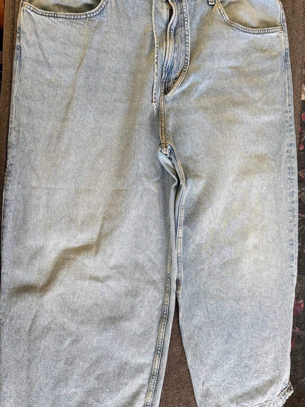 H&M Light Blue Wide Leg Jeans